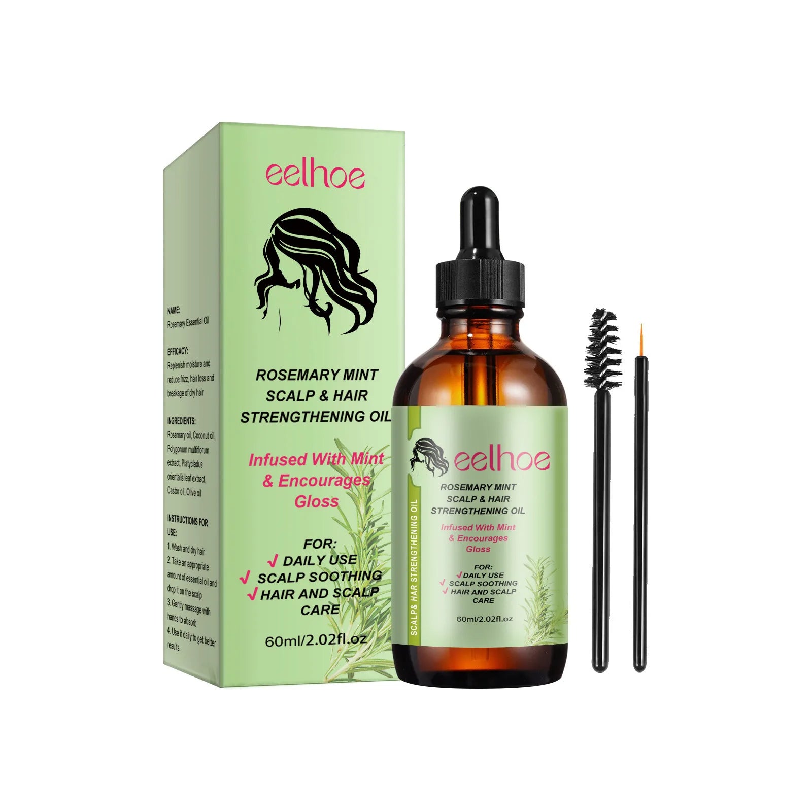 Rosemary Mint Scalp & Hair Strengthening Oil