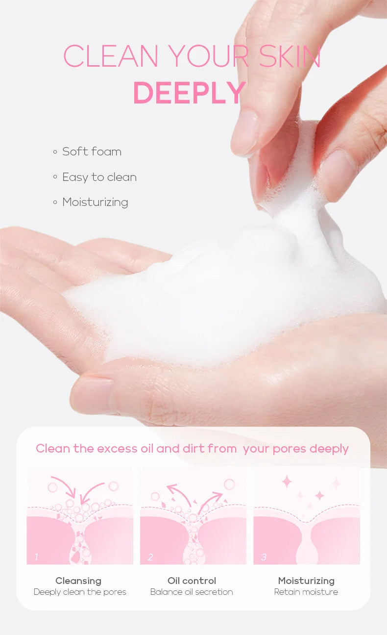 Sakura (Cherry Blossom) Deep-Cleansing Face Wash