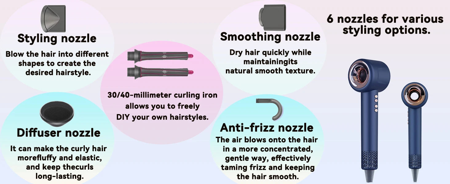 Ultra 6-in-1 Professional Hair Styler & Dryer
