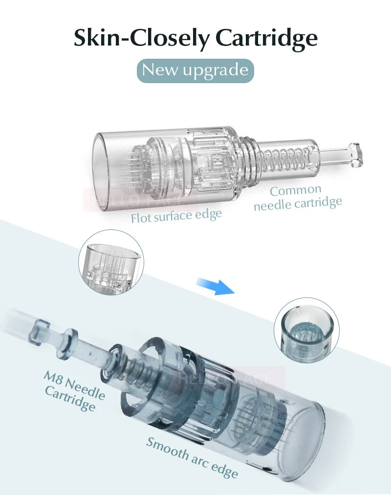 Dr. Pen Ultima M8 — Wireless Microneedling Pen (20 Sterile Cartridges, Digital Display)