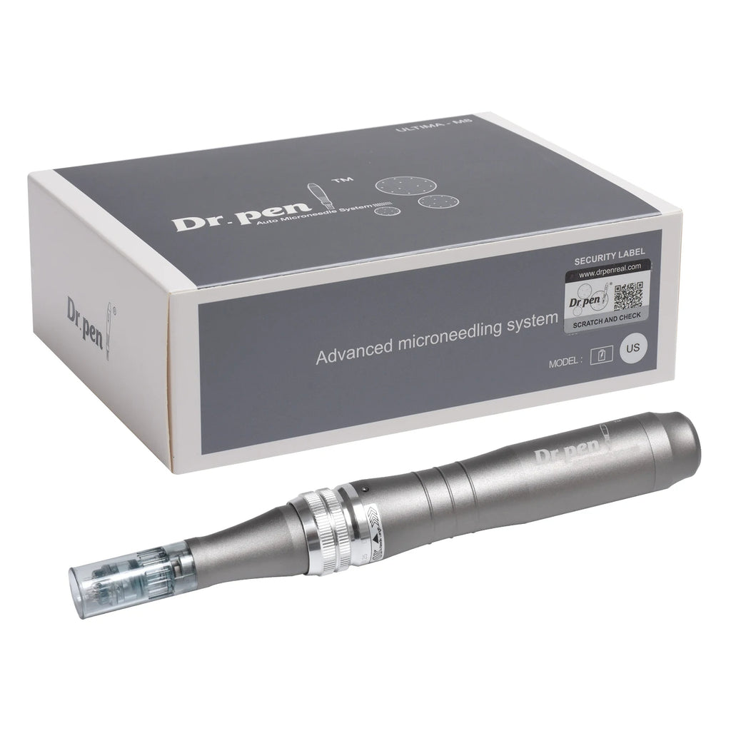 Dr. Pen Ultima M8 — Wireless Microneedling Pen (20 Sterile Cartridges, Digital Display)
