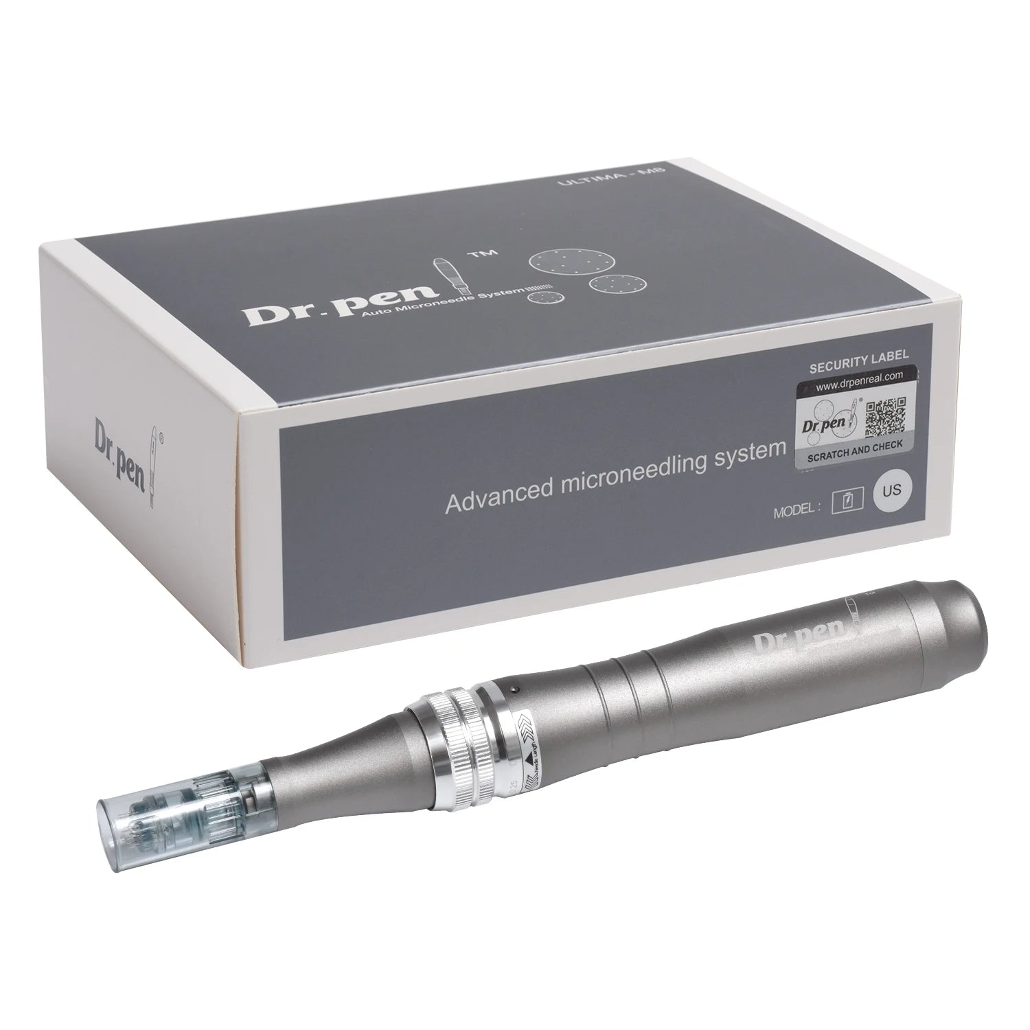 Dr. Pen Ultima M8 — Wireless Microneedling Pen (20 Sterile Cartridges, Digital Display)