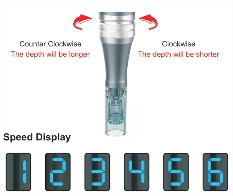 Dr. Pen Ultima M8 — Wireless Microneedling Pen (20 Sterile Cartridges, Digital Display)