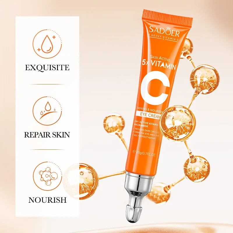 Vitamin C Brightening Eye Cream — Dark Circles & De-Puffing
