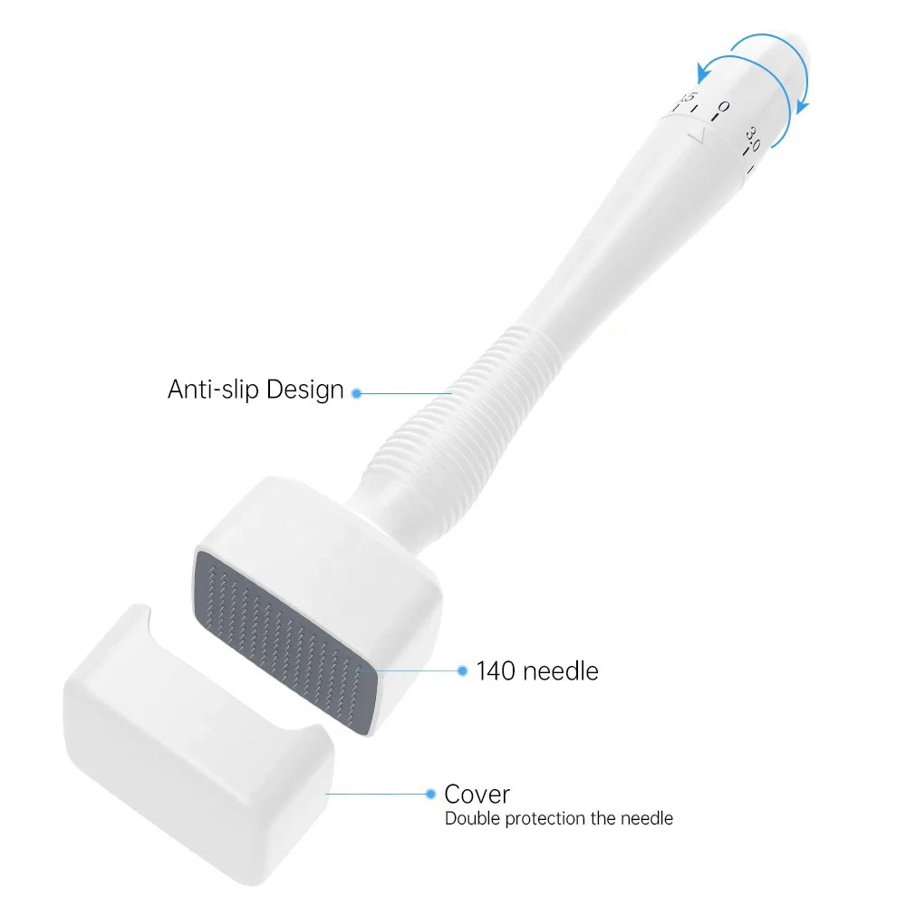 Adjustable Derma Stamp — 140 Micro-Needles