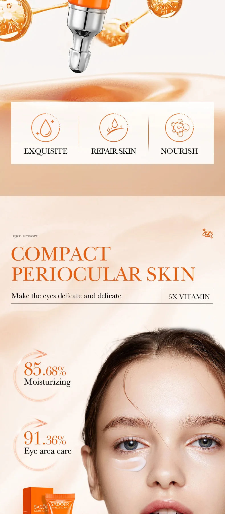 Vitamin C Brightening Eye Cream — Dark Circles & De-Puffing