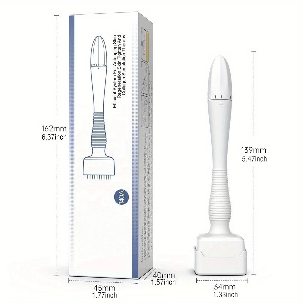 Adjustable Derma Stamp — 140 Micro-Needles