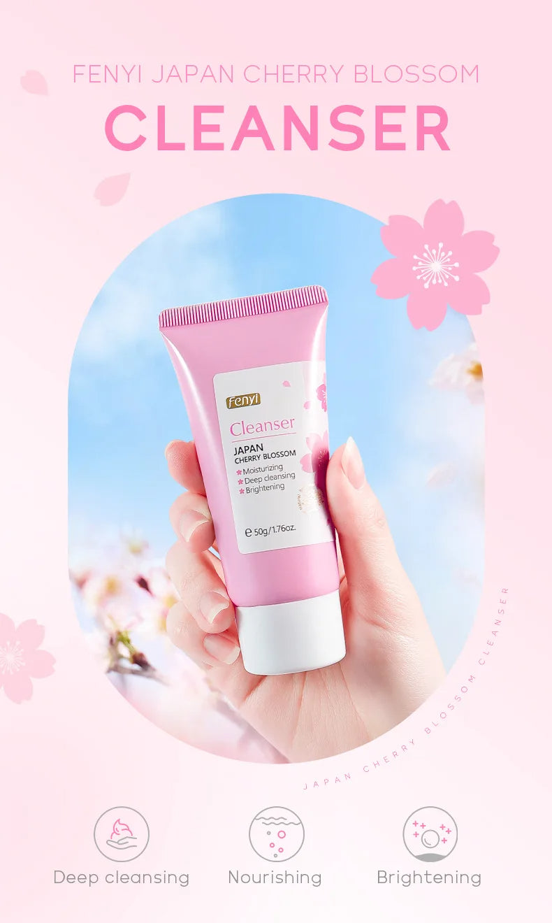 Sakura (Cherry Blossom) Deep-Cleansing Face Wash