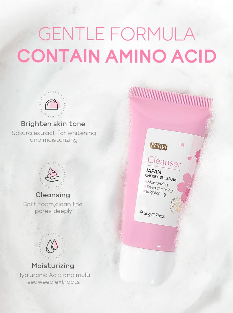 Sakura (Cherry Blossom) Deep-Cleansing Face Wash
